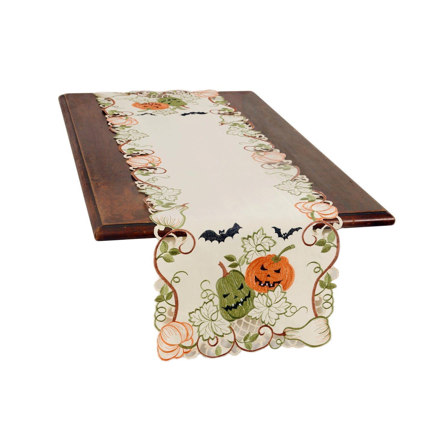 Halloween Jack-O-Lanterns Table Runner