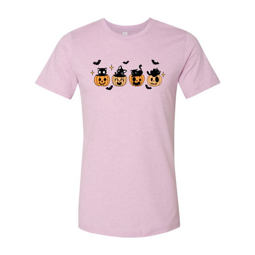 Black Cat Pumpkin Halloween Shirt