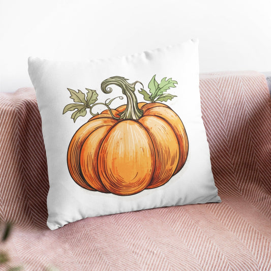 Pumpkin Pattern Throw Pillow