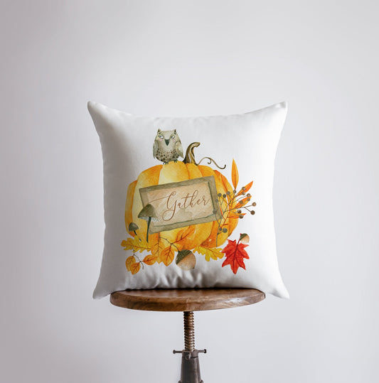 Gather Pumpkin Harvest Pillow Cover