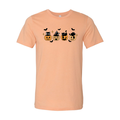 Black Cat Pumpkin Halloween Shirt