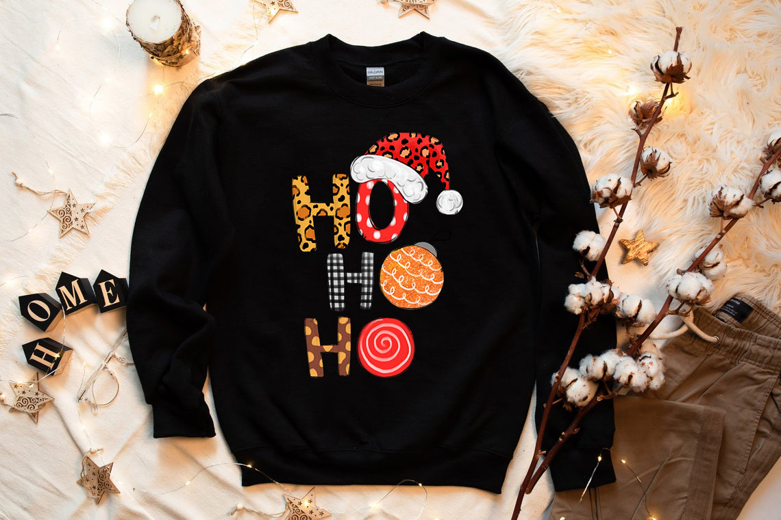 HO HO HO Christmas Sweatshirt