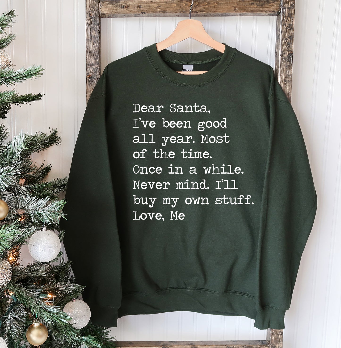 Dear Santa Christmas Sweatshirt