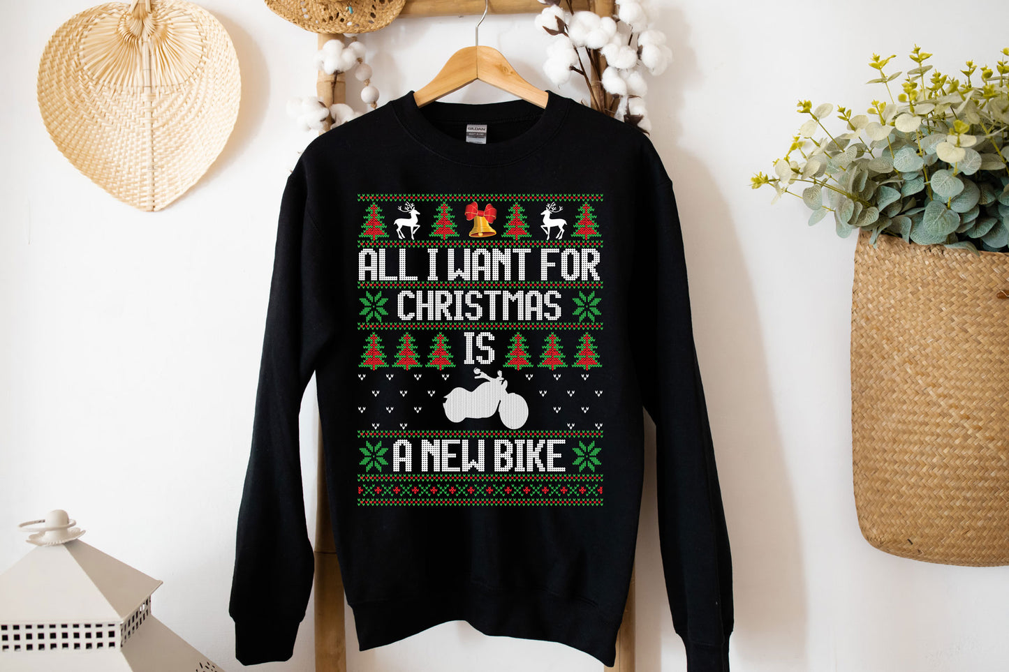 All want for Christmas is new Bike Sweatshirt