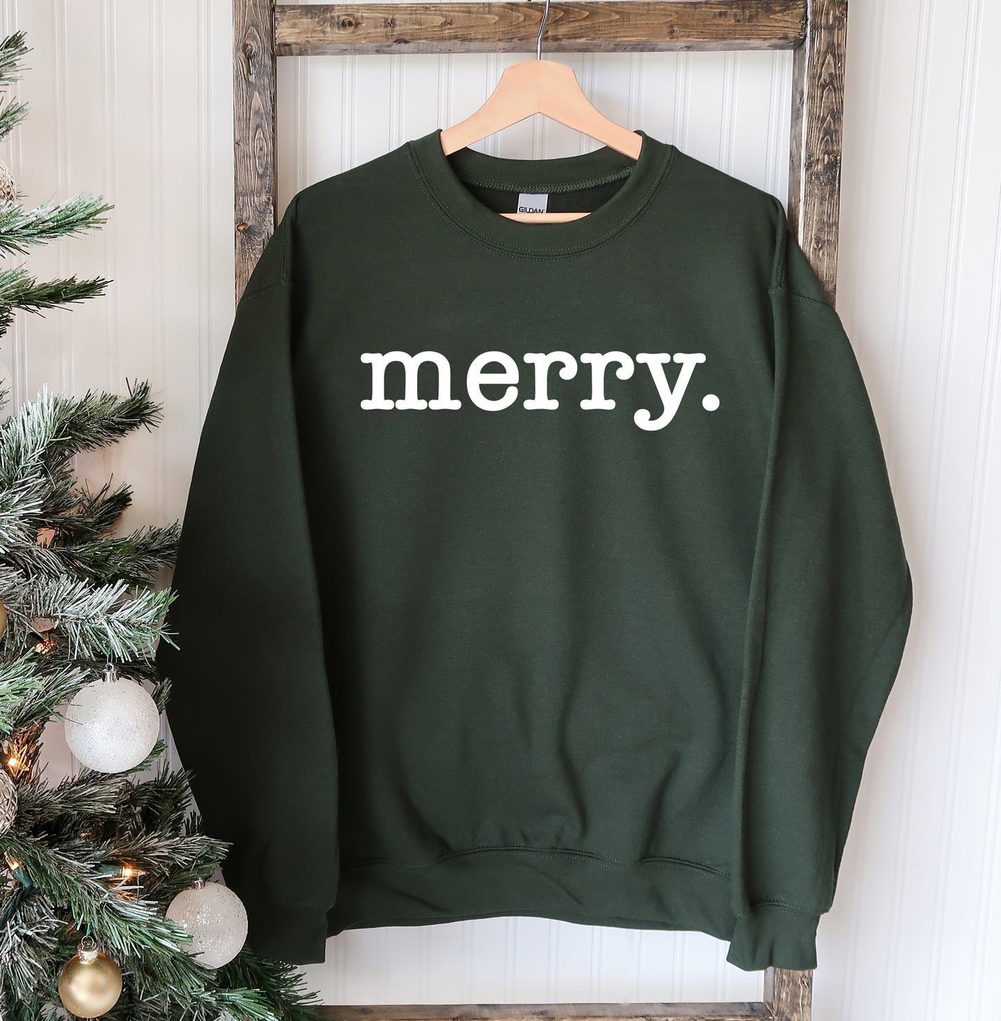 Merry. Christmas Sweatshirt