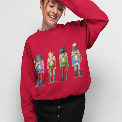 Women's Nutcracker Toy Soldiers Christmas Sweatshirt