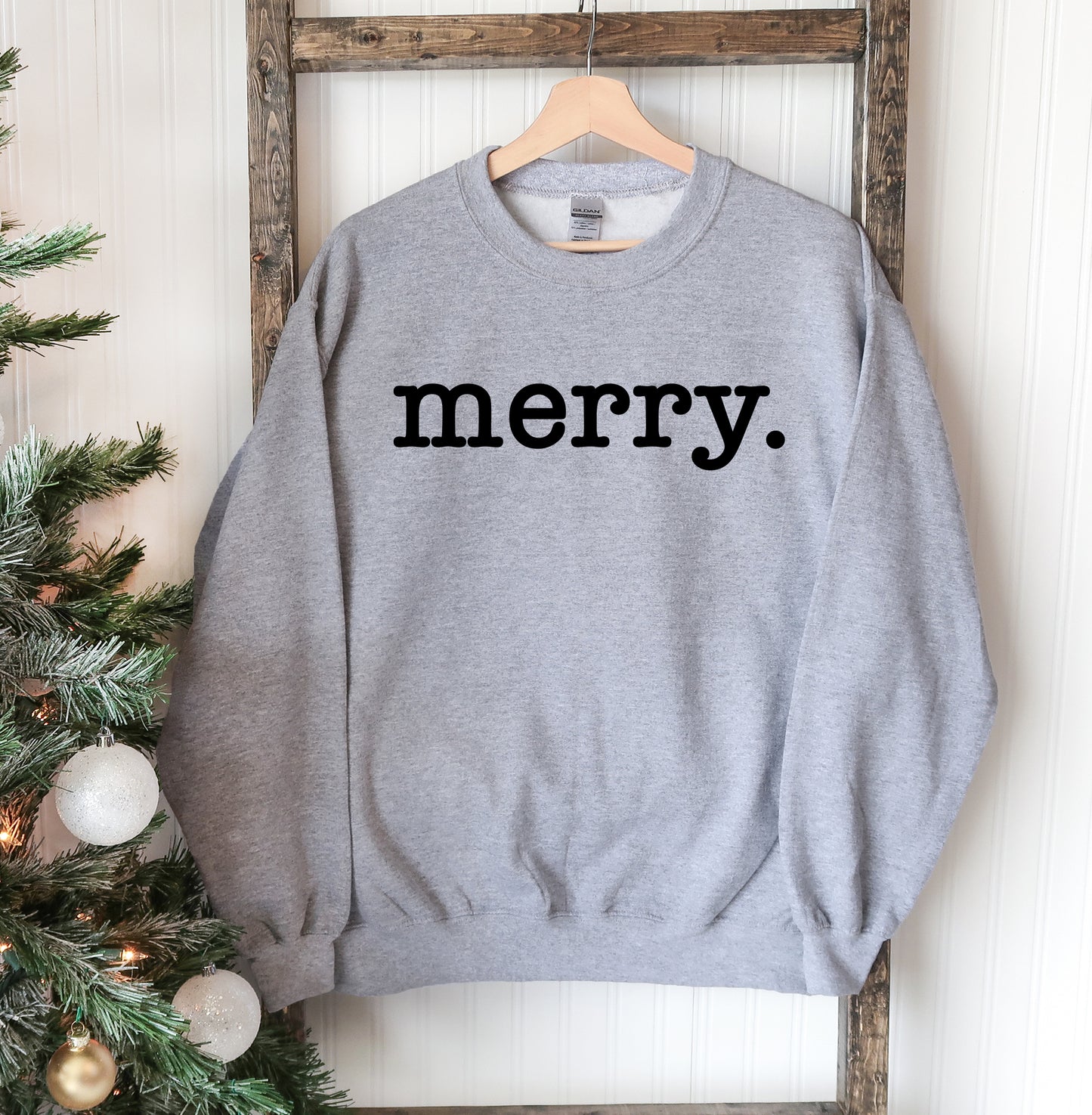 Merry. Christmas Sweatshirt