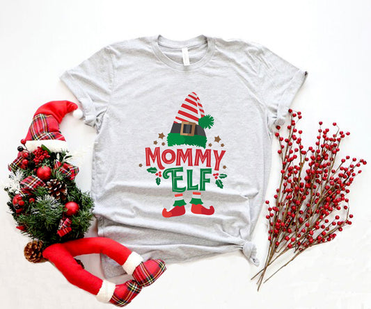 Mommy Elf Christmas Shirt