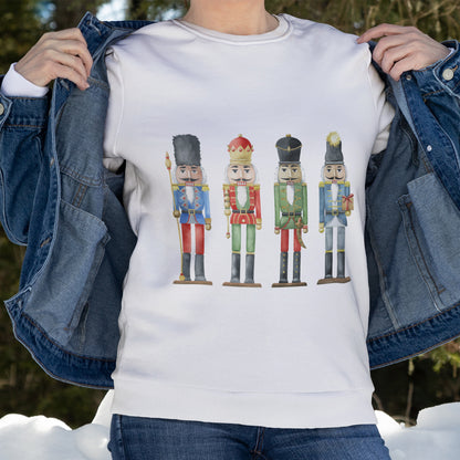 Women's Nutcracker Toy Soldiers Christmas Sweatshirt