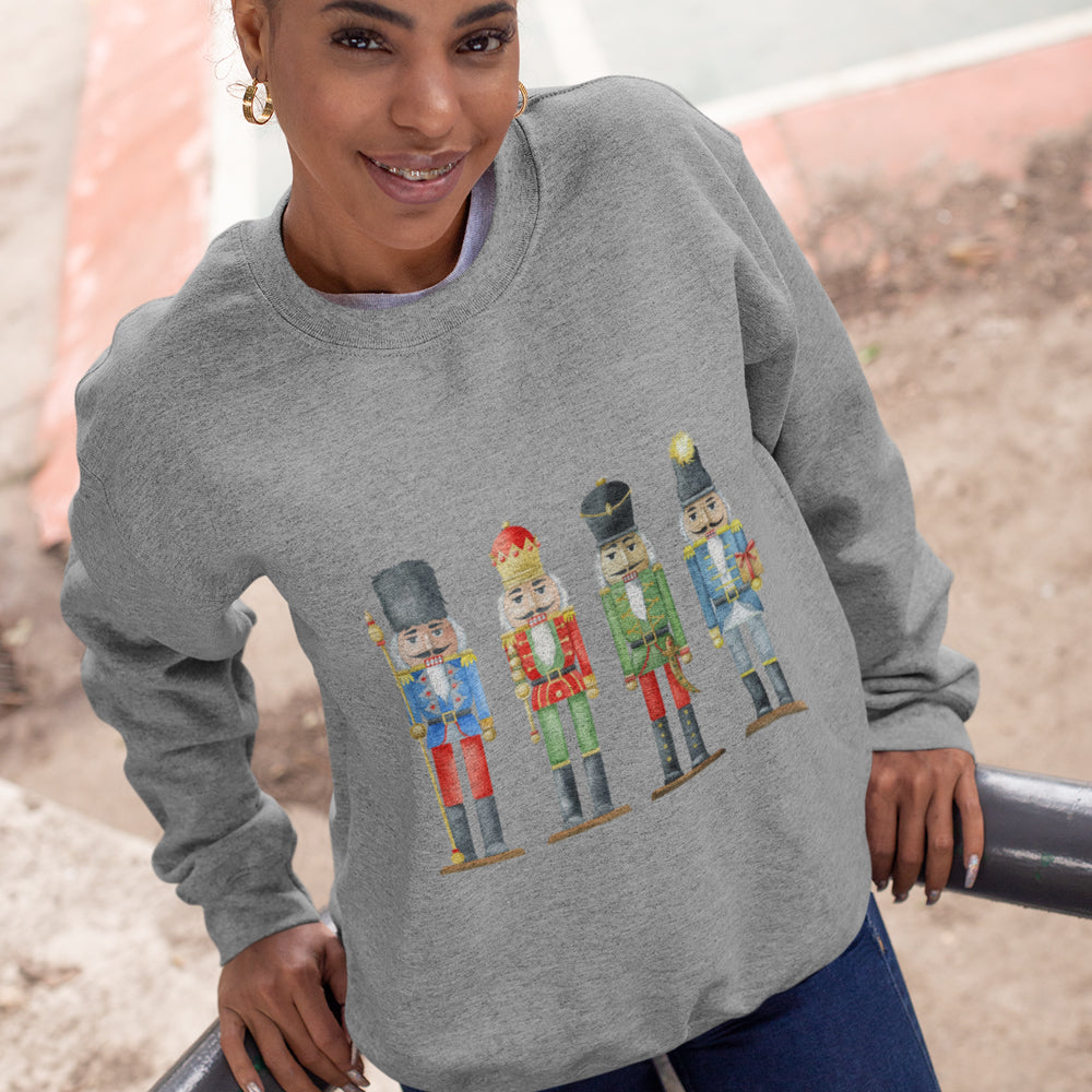 Women's Nutcracker Toy Soldiers Christmas Sweatshirt