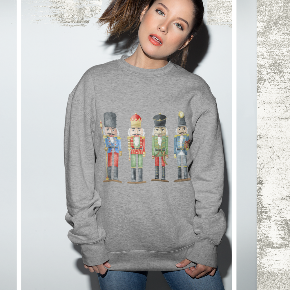 Women's Nutcracker Toy Soldiers Christmas Sweatshirt