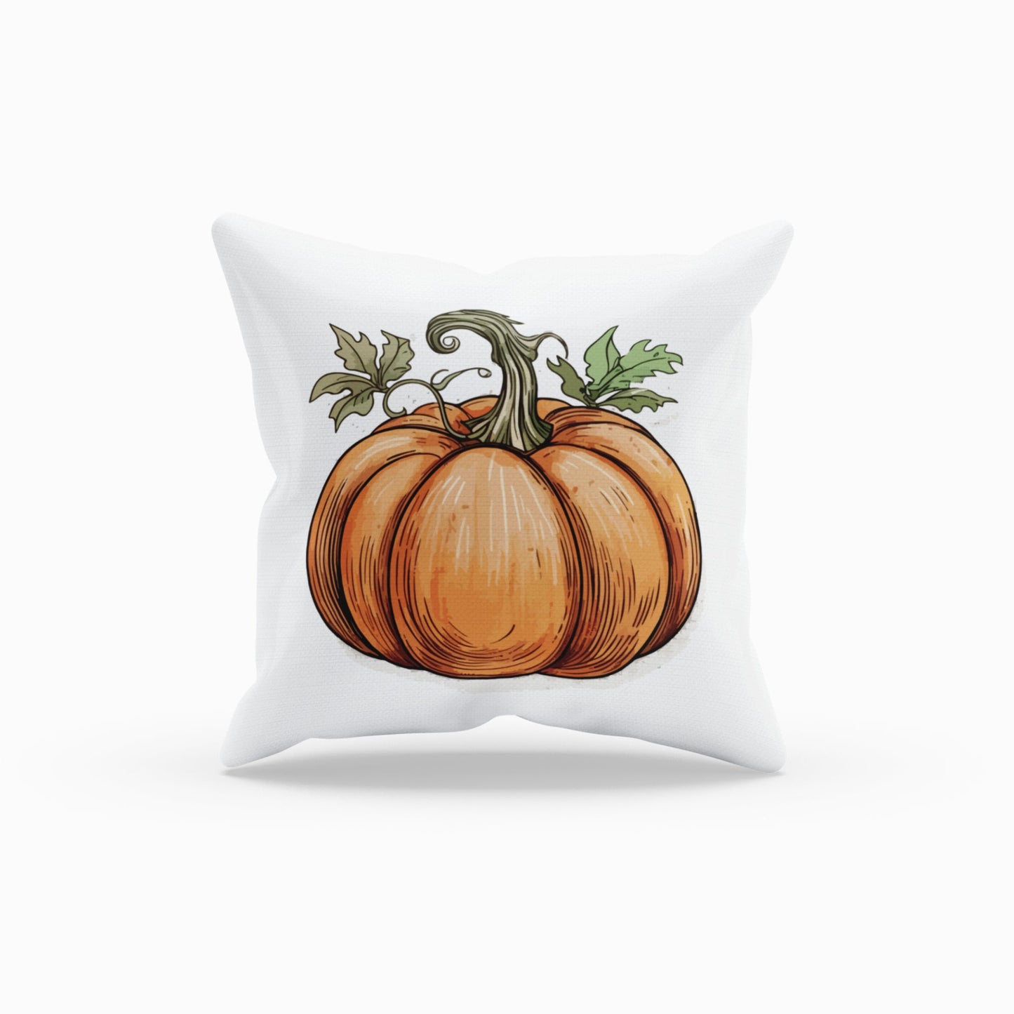 Pumpkin Pattern Throw Pillow