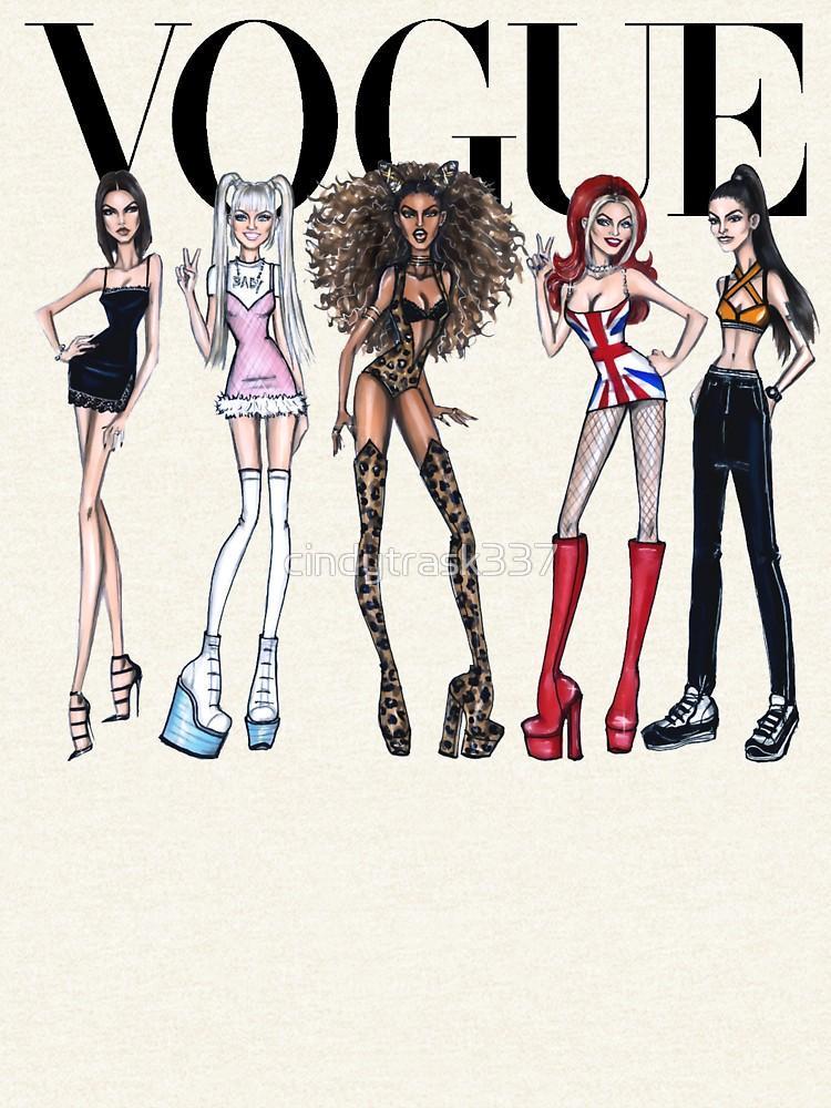 Vogue Spice Girls Women Hoodie Gray