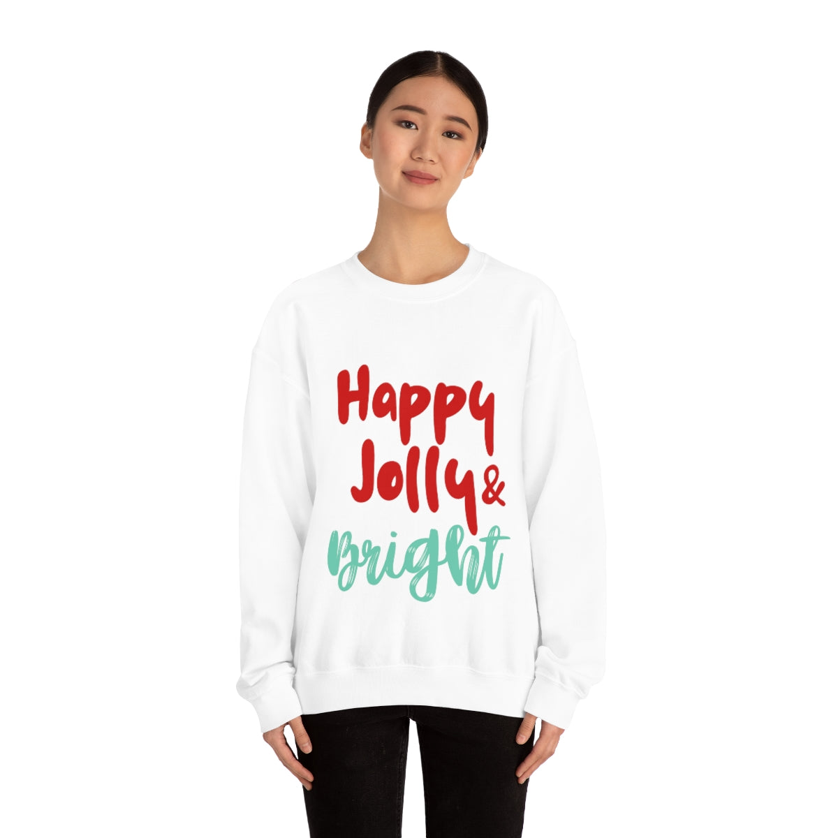 Happy Jolly & Bright Christmas Sweatshirt