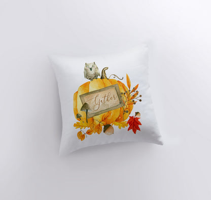 Gather Pumpkin Harvest Pillow Cover