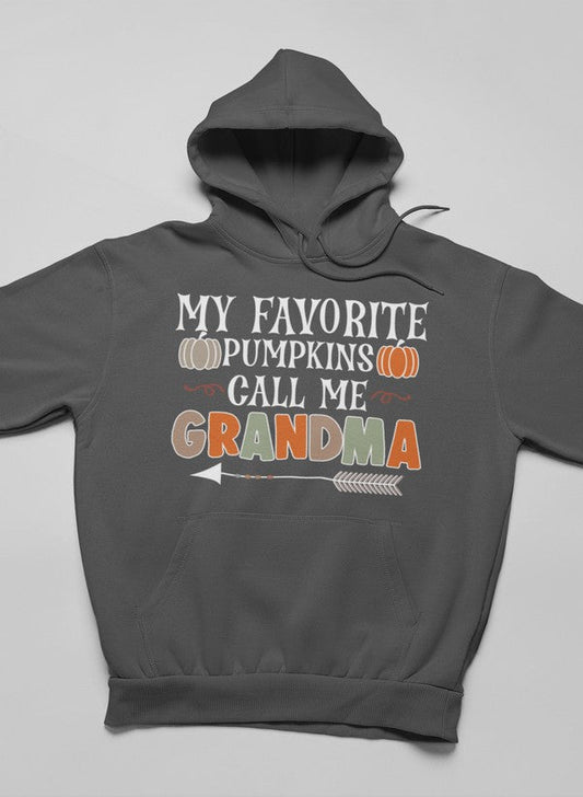 My Favorite Pumpkins Call Me Grandma Hoodie – Cozy Comfort for Proud Grandmas