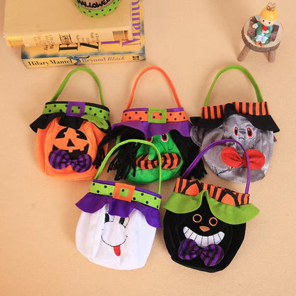 Halloween Witch Pumpkin Tote Bag