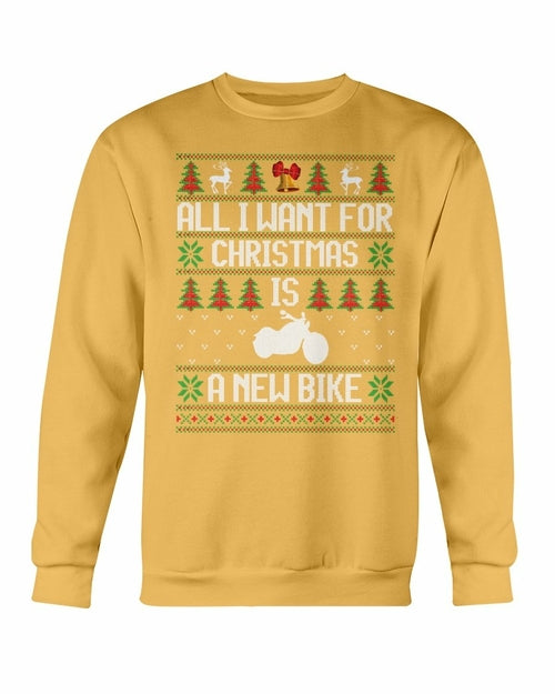 All want for Christmas is new Bike Sweatshirt