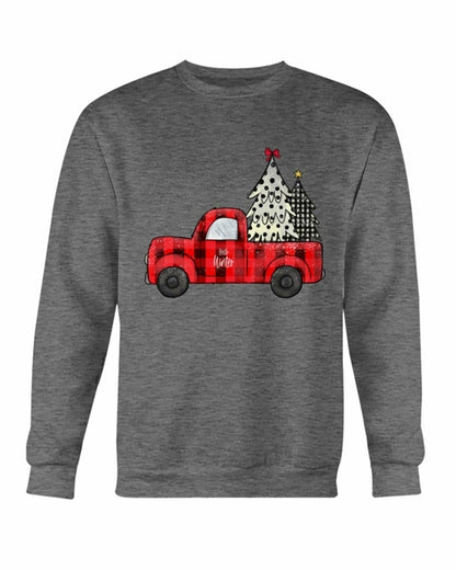 Christmas Tree Truck Sweatshirt