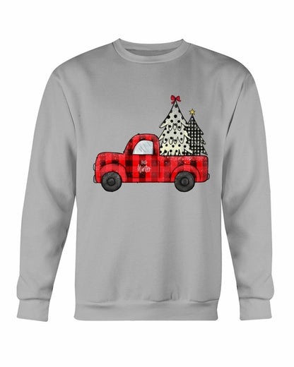 Christmas Tree Truck Sweatshirt