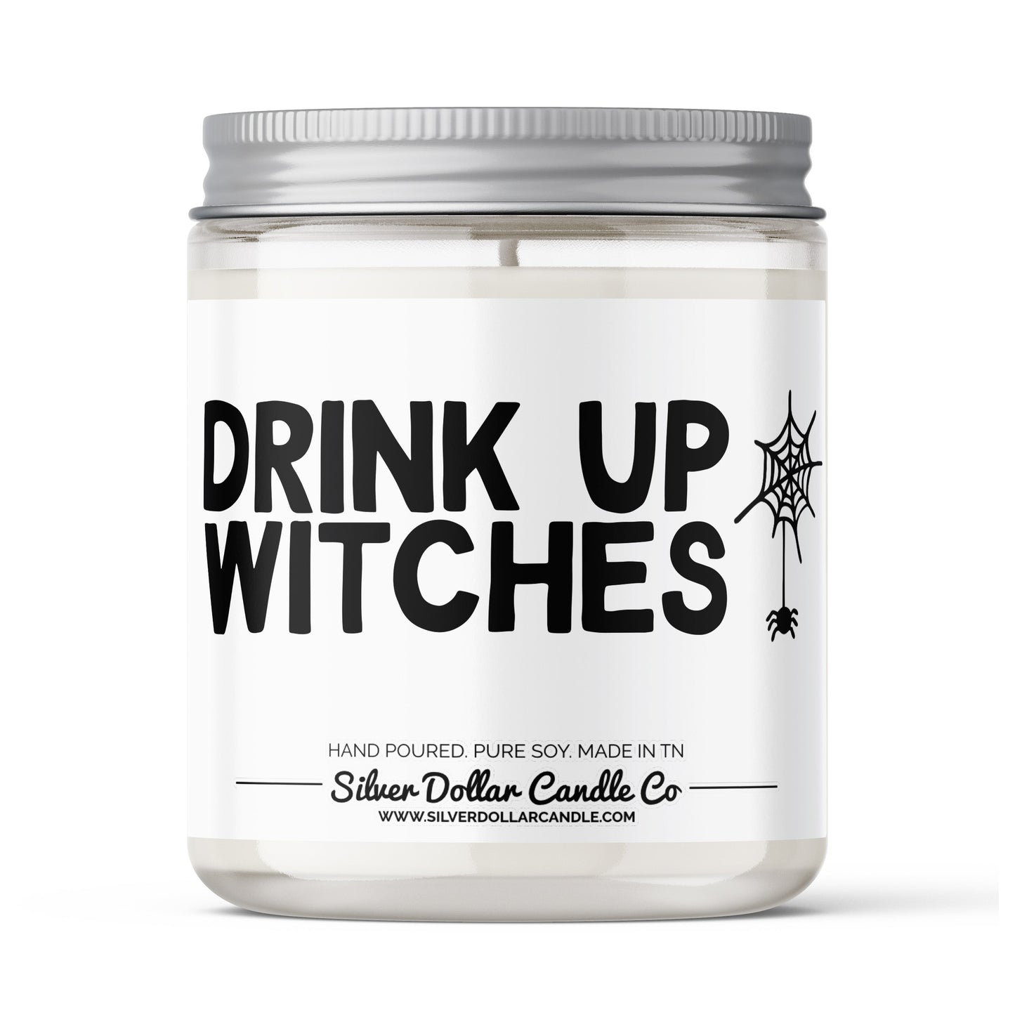 'Drink Up Witches' Halloween Candle